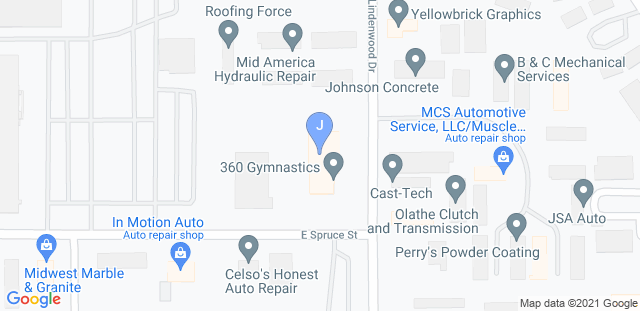 Map to Japanese Karate Academy